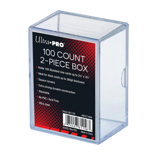 Ultra pro 100+ clear box