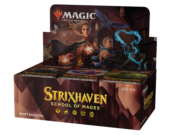 Strixhaven: School of mages draft booster box