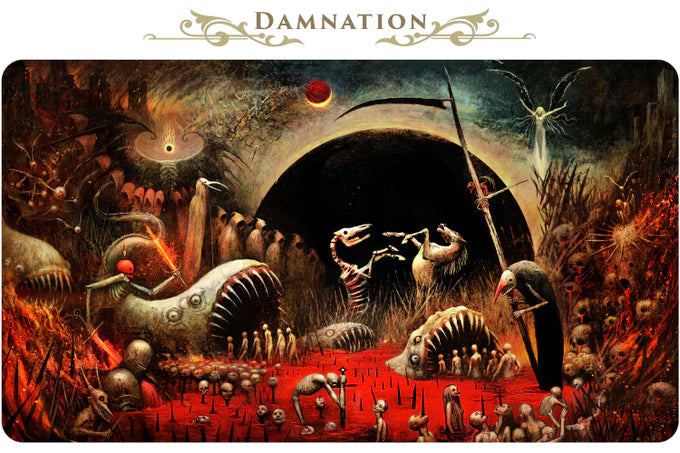 Ultra Pro - Playmat - Stitched Edge Limited Editon - Signed By Seb McKinnon - Damnation