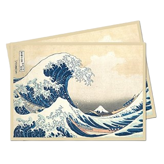 Ultra Pro Sleeves Standard - Fine Art - The Great Wave Off Kanagawa (65 Sleeves)