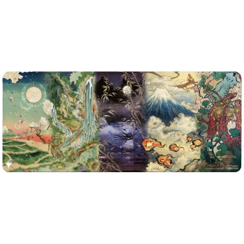 Ultra Pro (6 ft Table Playmat) - Kamigawa: Neon Dynasty (Ukiyo-e Lands) -