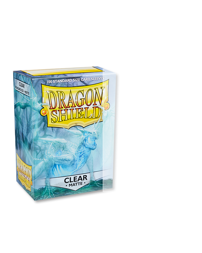 Dragonshield clear matte sleeve 100