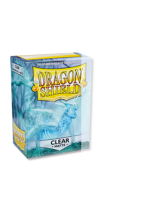 Dragonshield clear matte sleeve 100