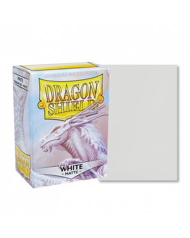 Dragonshield White - Matte Sleeve - 100