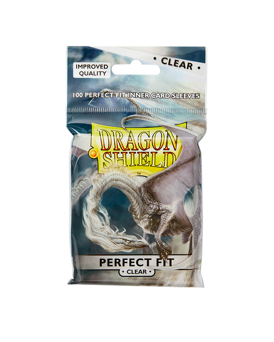 Perfect fit Dragon shield sleeves clear 100